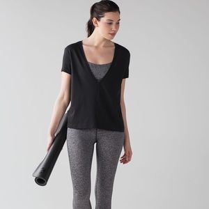 lululemon deep vneck tee